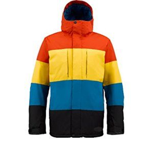 Men's Burton "Encore" Snowboard Jacket  Size M  Burner Colorblock